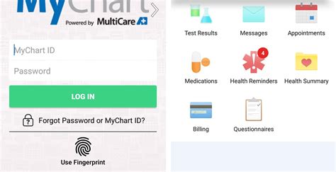 multicare mychart help